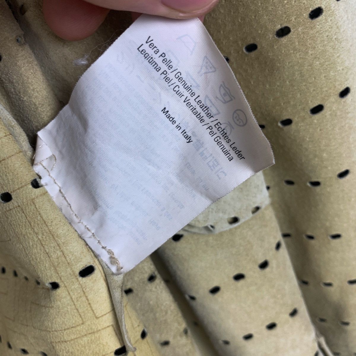 Fendi × Vintage Rare ‼️ Vintage Fendi See Through Leather Jacket Size S / US 4 / IT 40 - 15 Thumbnail