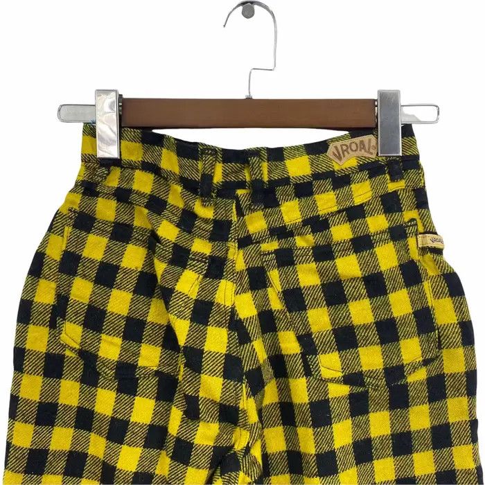 Japanese Brand Vtg VROAL JAPAN Tartan Nova Checks Pant Trouser Workwear Size 24" / US 00 / IT 34 - 3 Thumbnail