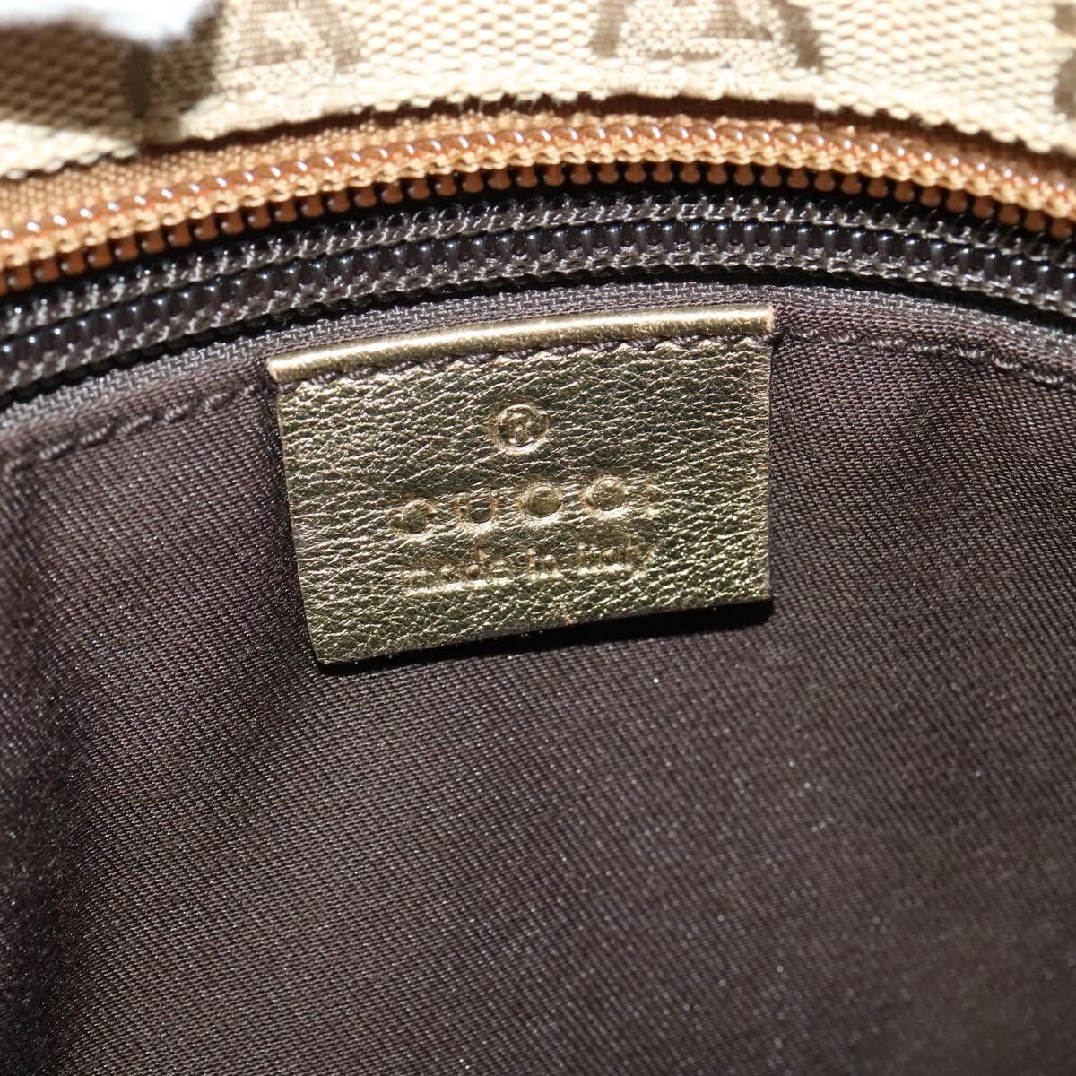 Gucci GUCCI GG Canvas Sherry Line Tote Bag Beige Pink Gold Size ONE SIZE - 15 Thumbnail