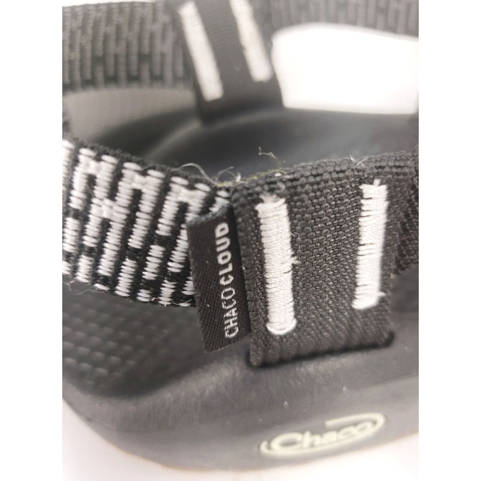 Chaco Chaco Z/Cloud Sandals Black/White Size 9 Womens Strappy Casual Comfort, River, Watersports, Travel, Party/Cocktail Size US 9 / IT 39 - 6 Thumbnail