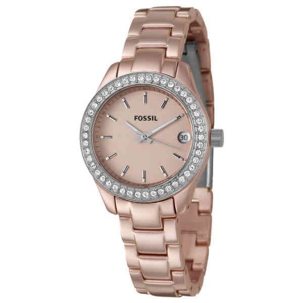 Fossil Fossil Stella Mini Glitz blush watch ES2976 Size ONE SIZE - 3 Thumbnail