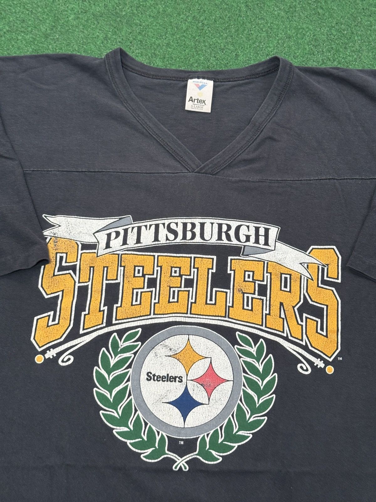 Starter Vintage 90s Pittsburgh Steelers Football Jersey XL T Shirt Size US XL / EU 56 / 4 - 2 Thumbnail