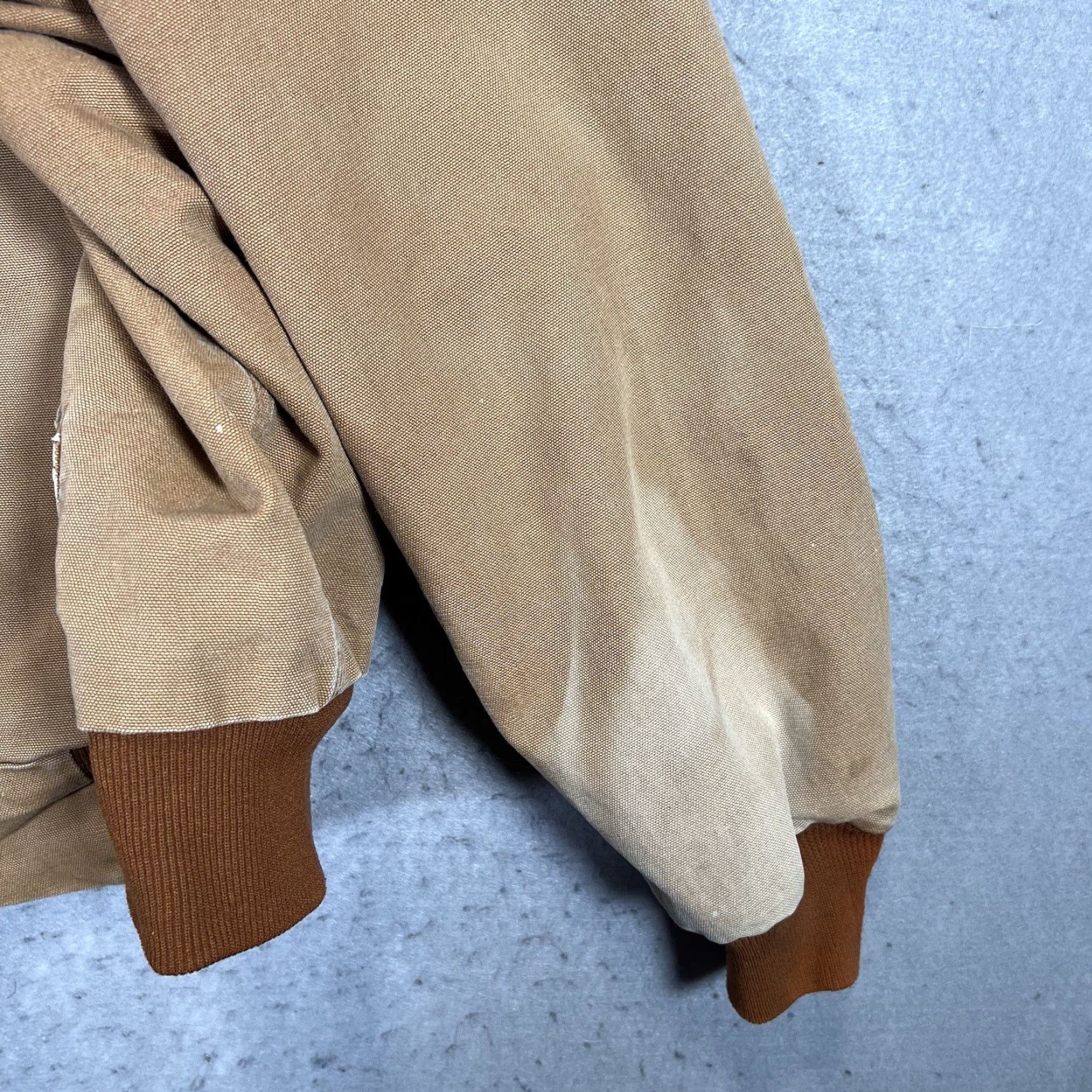 Carhartt VINTAGE Carhartt Full Zip Hooded Jacket Mens XL Beige USA Made Size US XL / EU 56 / 4 - 7 Thumbnail