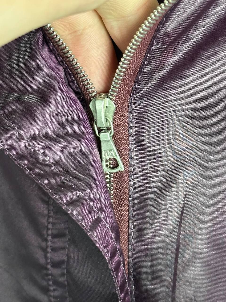 Dries Van Noten Dries Van Noten Purple Nylon Shiny Anorac Jacket Size M / US 6-8 / IT 42-44 - 10 Thumbnail