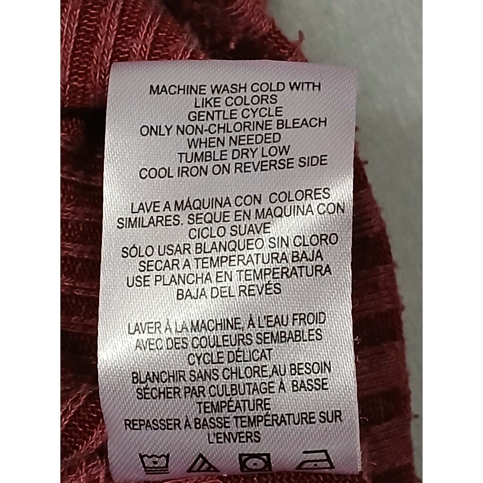 Other Absolutely Famous (Large) Burgundy Mid Sleeve Sweathirt Size L / US 10 / IT 46 - 7 Thumbnail
