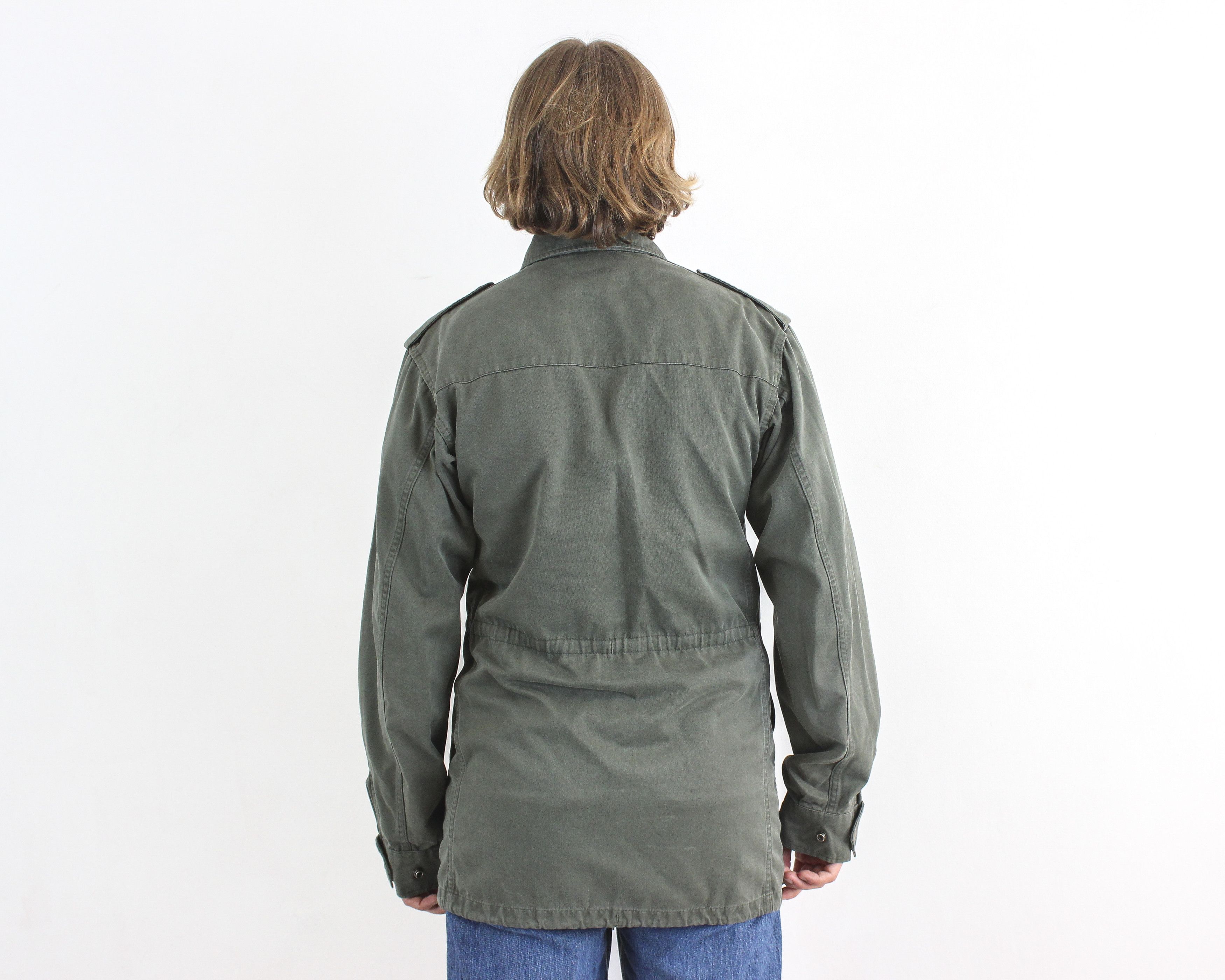French Connection Vintage S French Army 80's Jacket Air Force Coat Military Size US S / EU 44-46 / 1 - 5 Thumbnail