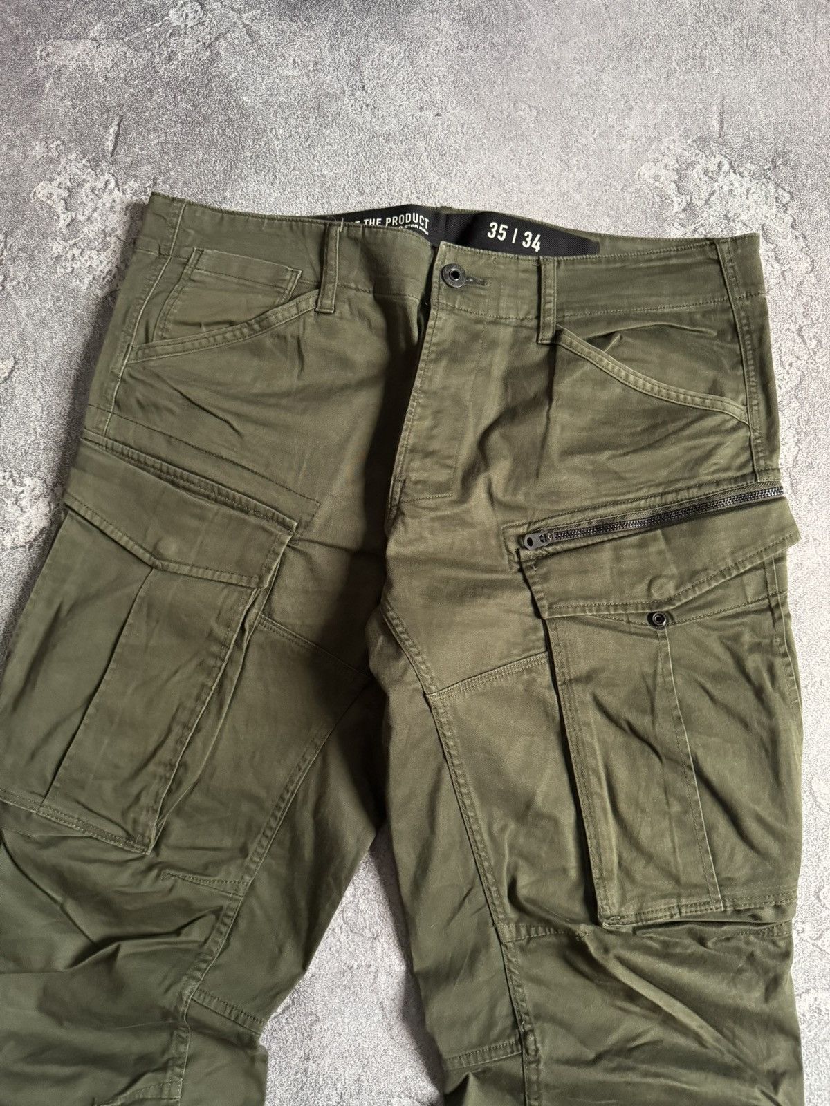 G-Star G star raw 35/34 rovic zip 3d tapered pants cargo trousers Size US 35 - 3 Thumbnail