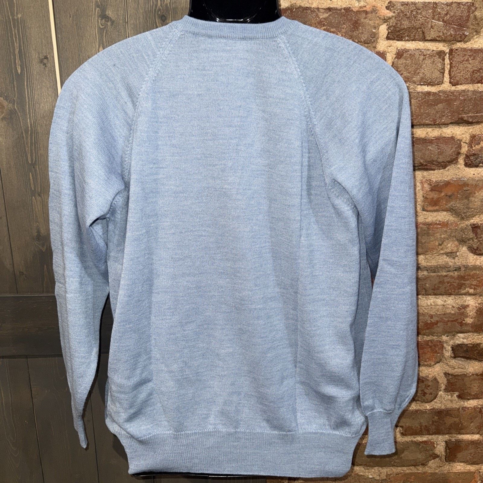 Other Nicola Mancini Blue V Neck Italian Soft Wool blend Sweater L Size US L / EU 52-54 / 3 - 4 Thumbnail