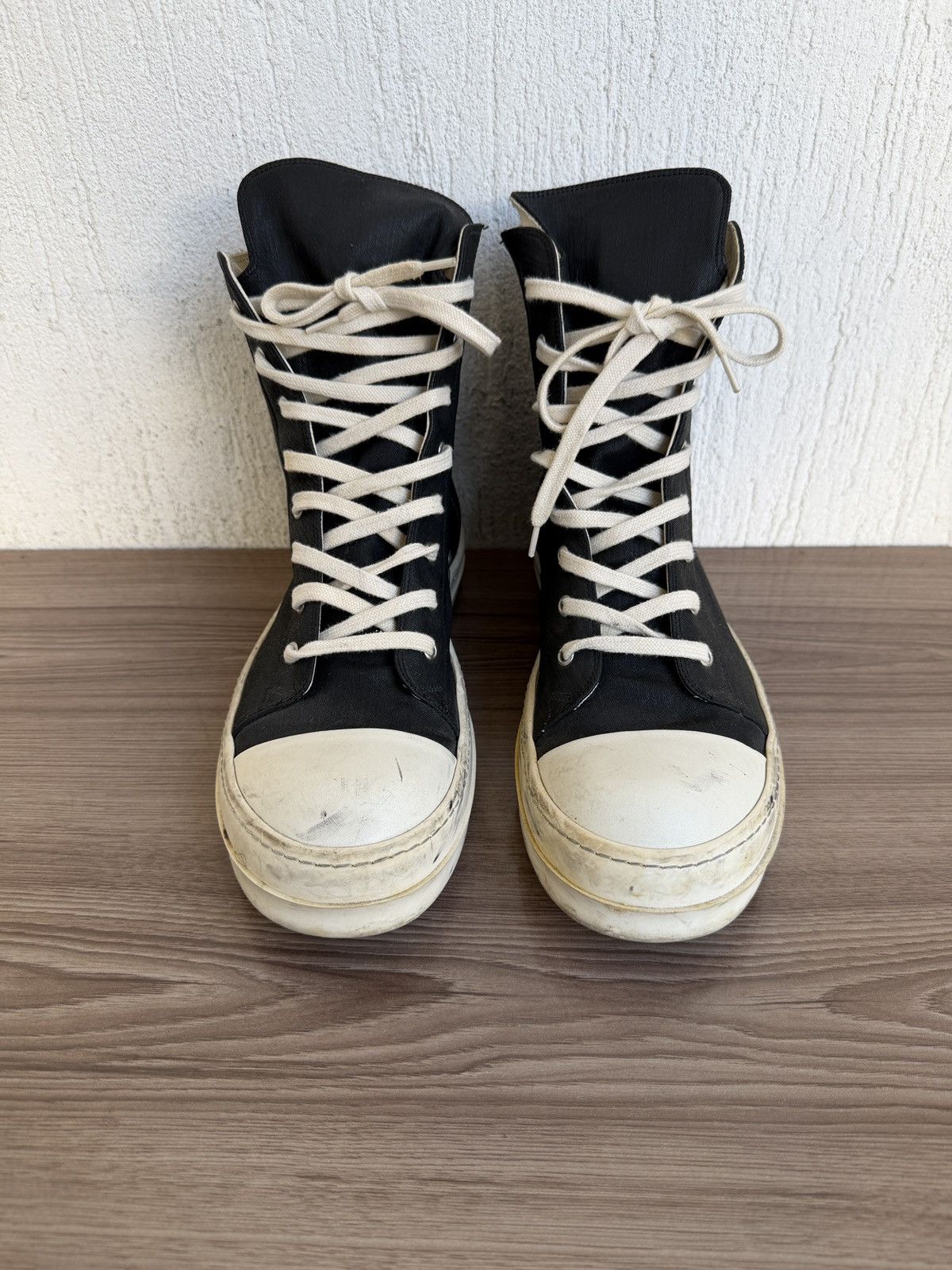 Rick Owens Drkshdw Waxed drkshdw ramones Size US 10 / EU 43 - 5 Thumbnail