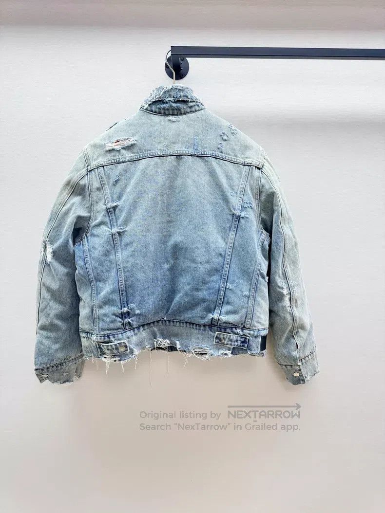 Amiri Amiri Size L Double-sided cotton denim jacket Size US L / EU 52-54 / 3 - 5 Thumbnail