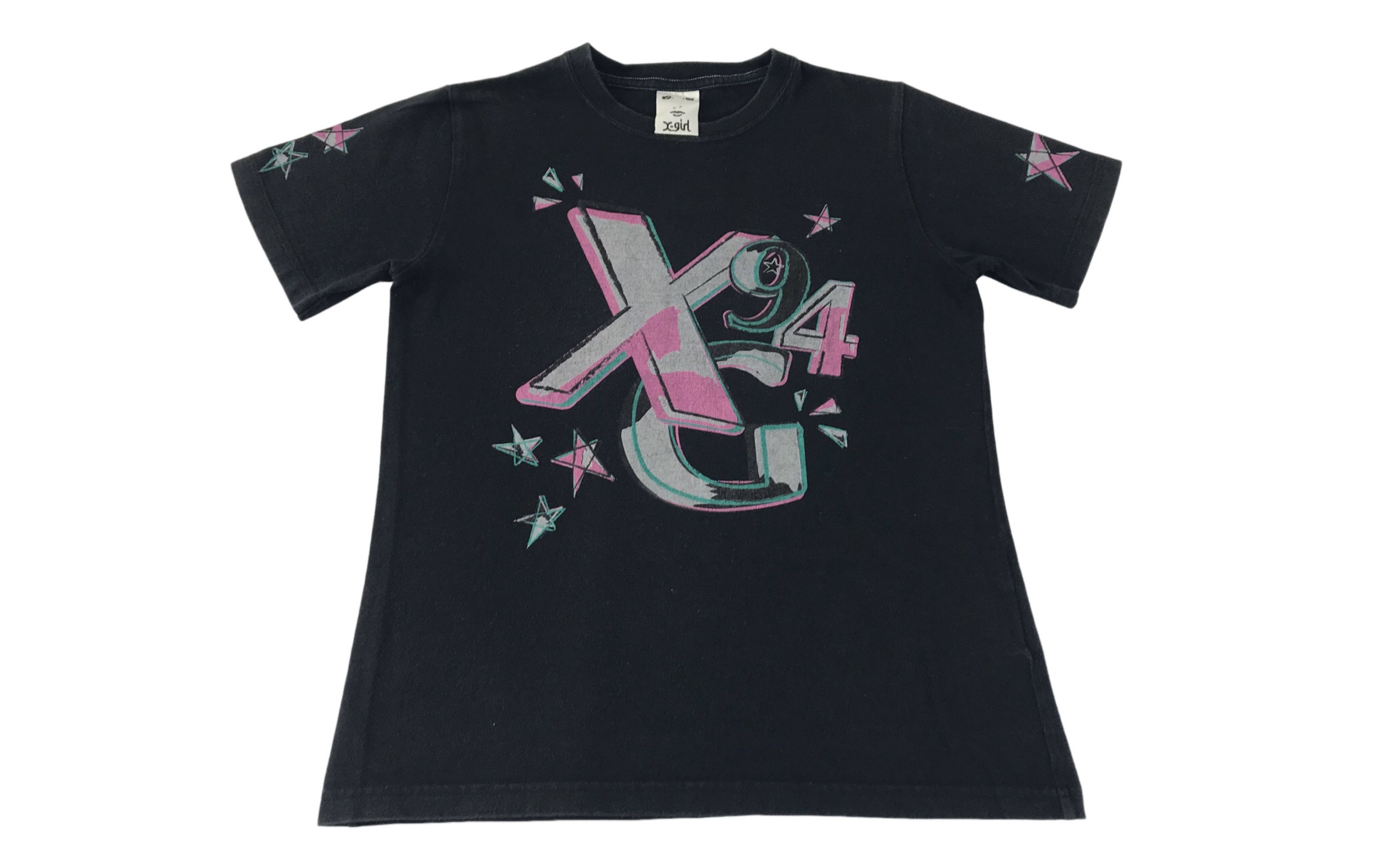 Japanese Brand Hype X Girl 94 Big Logo Printed Tee T-shirt Designer Size M / US 6-8 / IT 42-44 - 1 Thumbnail