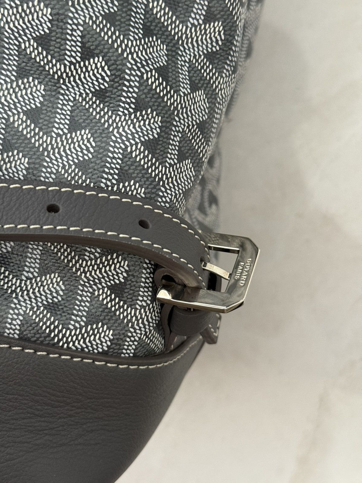 Goyard Goyard Calfskin Grey Cisalpin MM Backpack Size ONE SIZE - 6 Thumbnail