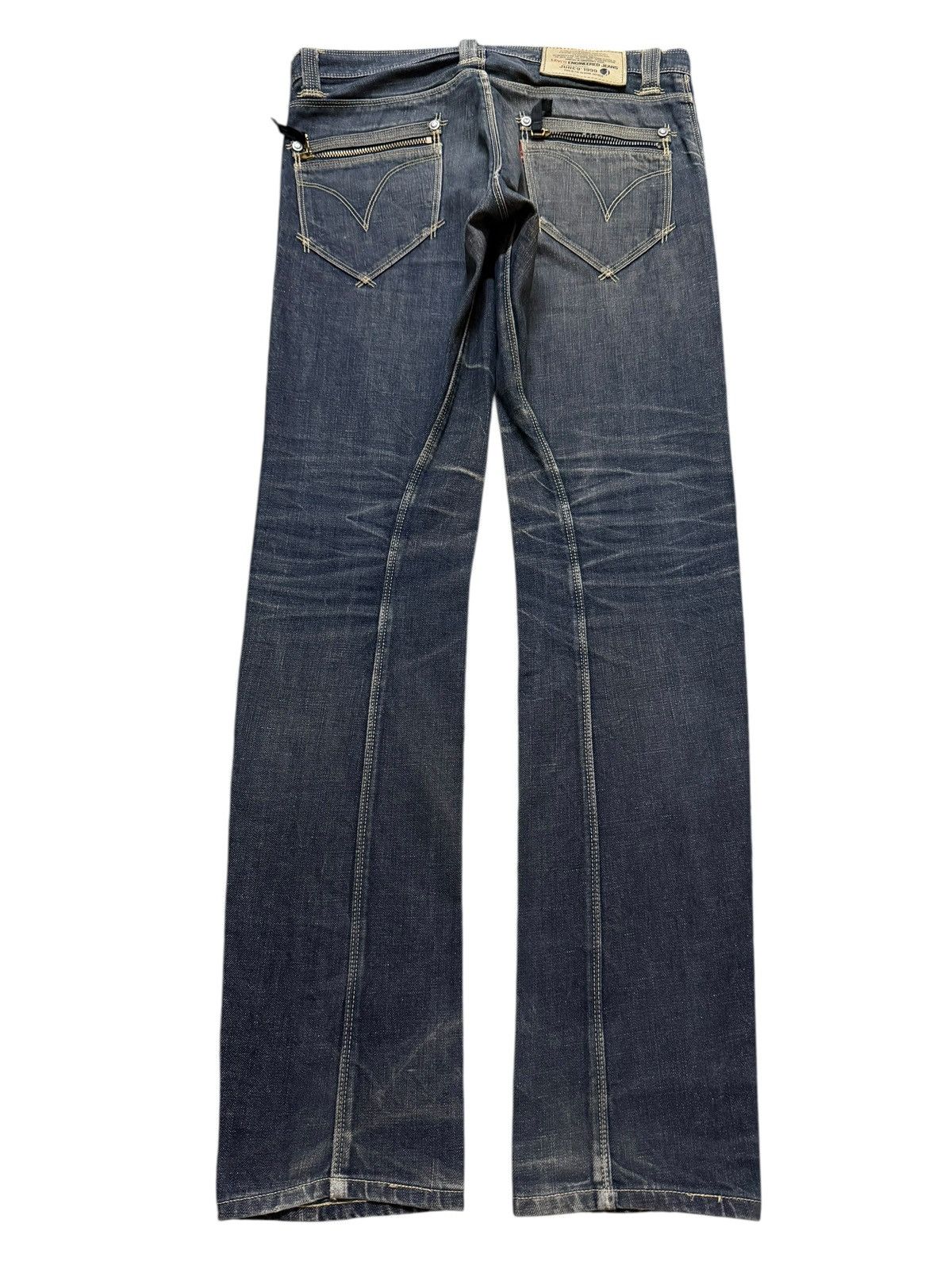 Levi's Vintage 90s Levis Engineered Faded Wash Twisted Leg Size US 31 - 2 Thumbnail