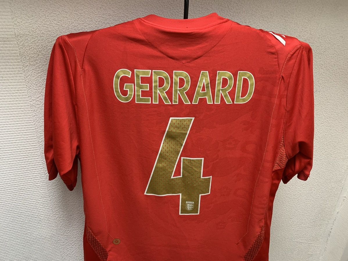 Umbro Gerrard 4 Umbro vintage England soccer jersey L 2000th Size US XL / EU 56 / 4 - 11 Thumbnail
