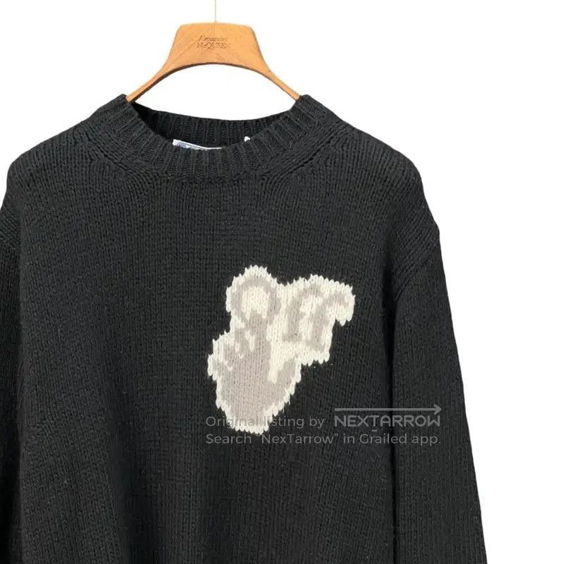 Off-White Off-White Black Wool Long Sleeve Pullover Sweater . Size US S / EU 44-46 / 1 - 3 Thumbnail