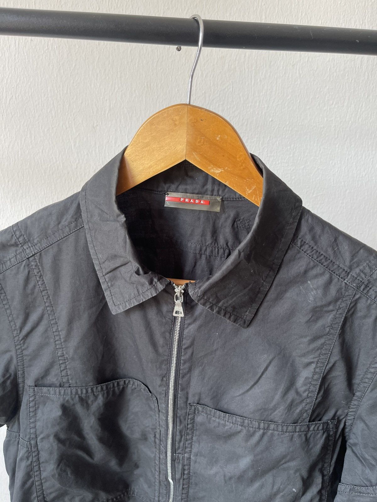 Prada Prada Zipper Short Sleeve 10 Size S / US 4 / IT 40 - 4 Thumbnail