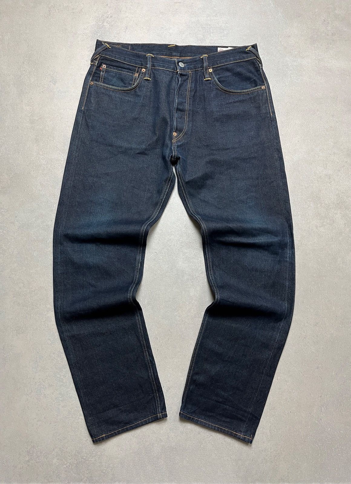 Evisu Evisu Daicock Script Logo Selvedge Denim Jeans Size US 34 / EU 50 - 9 Thumbnail