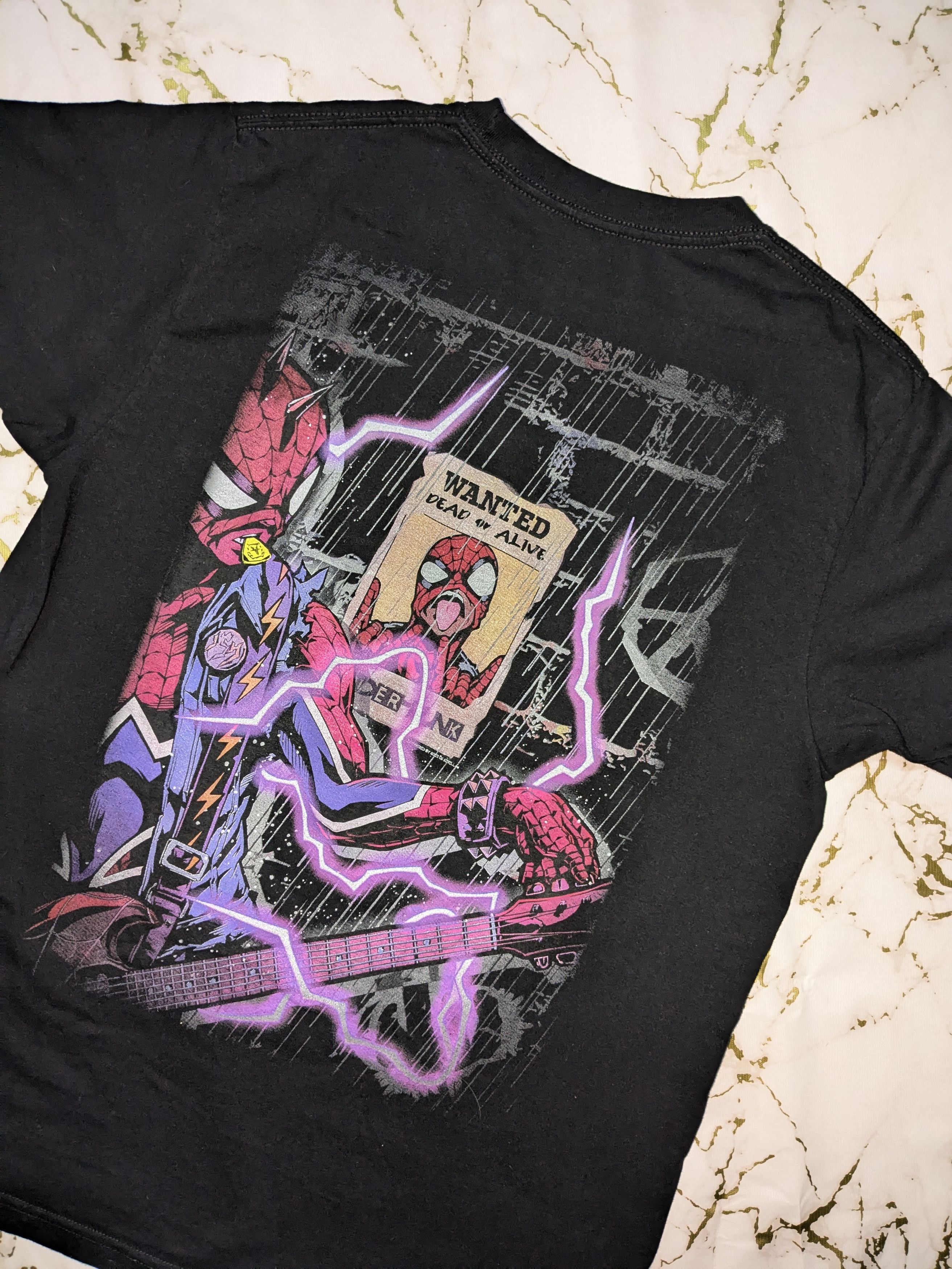 Marvel Comics Modern bootleg marvel Spiderman Spiderpunk shirt Size US L / EU 52-54 / 3 - 4 Thumbnail