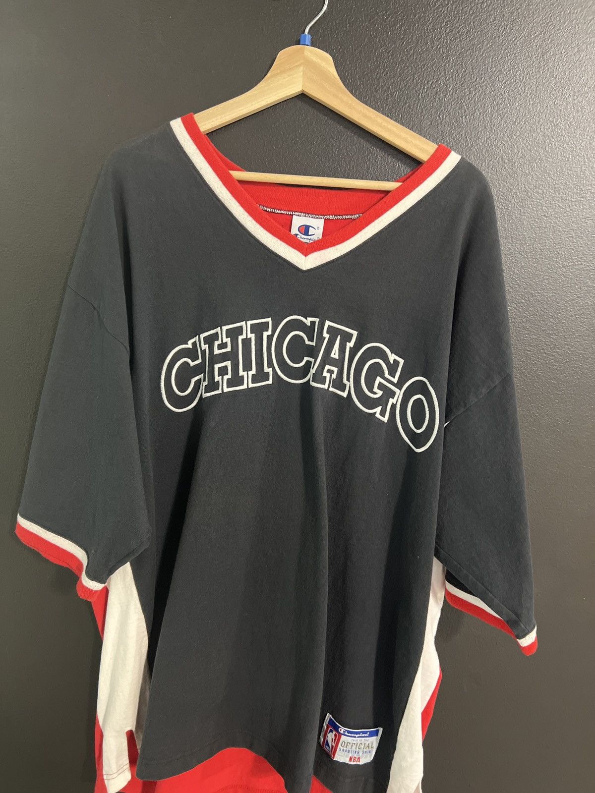 image of Chicago Champion Vintage Tee in Black, Men's (Size 2XL)