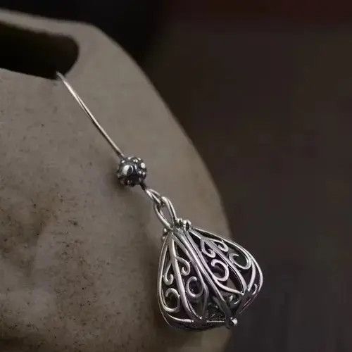 Japanese Brand S925 Sterling Silver Earrings Size ONE SIZE - 2 Thumbnail