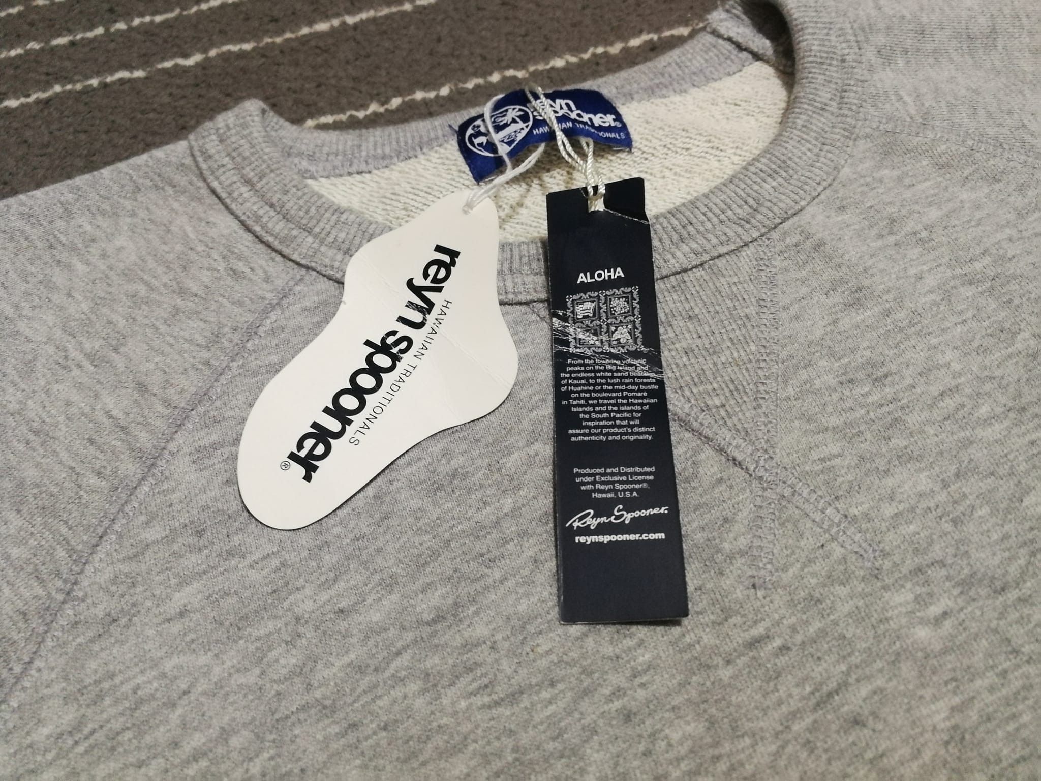 Reyn Spooner reyn spooner Grey sweatshirt M 1795 small defect Size US S / EU 44-46 / 1 - 4 Thumbnail