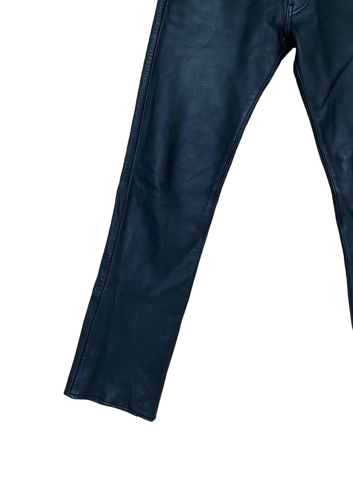 Vintage Vintage Brand Andian Motorcycle Leather Pants 1990s Size US 30 / EU 46 - 3 Thumbnail