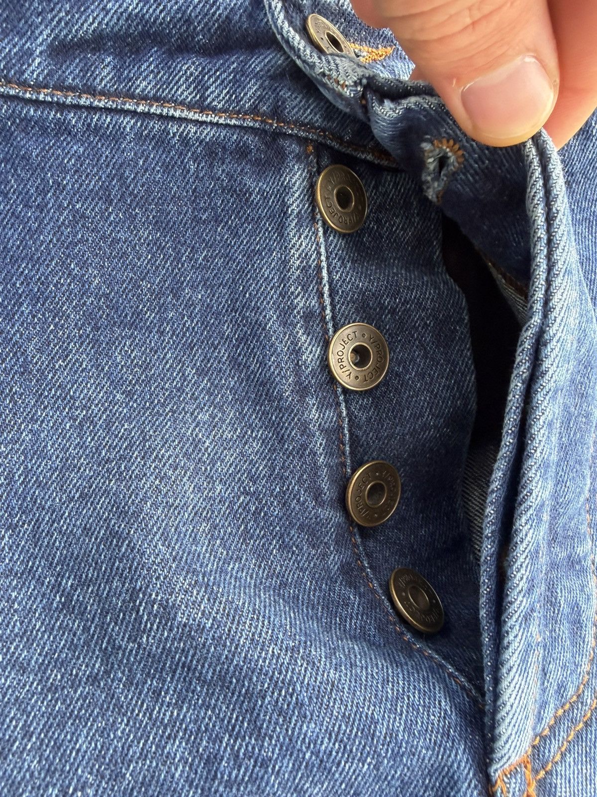 Y/Project Y/Project Peep Show Stone Washed Denim Unisex Jeans Size US 30 / EU 46 - 13 Thumbnail