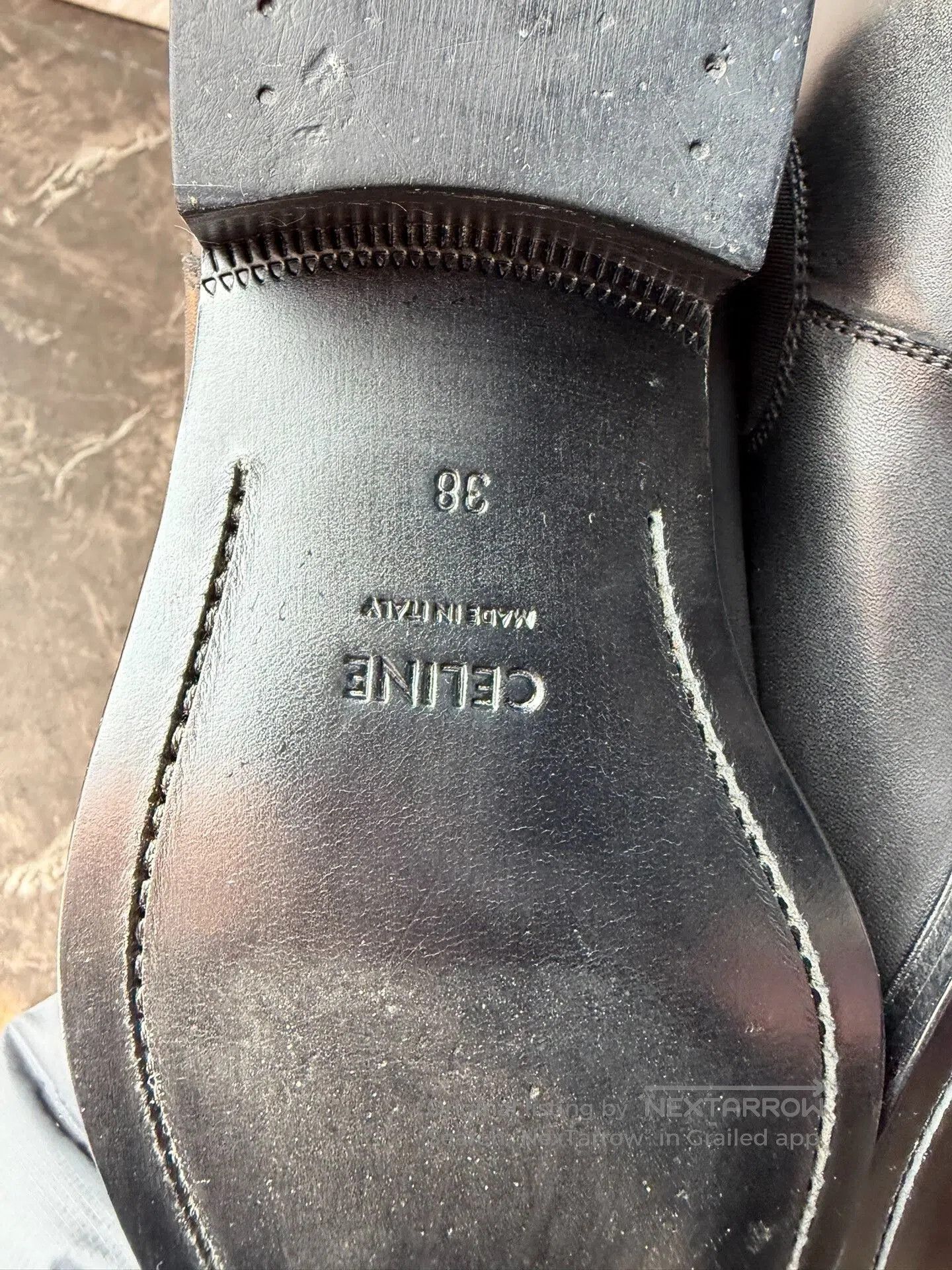 Celine Celine Patent Leather Chelsea Boots. Size US 7 / IT 37 - 7 Thumbnail