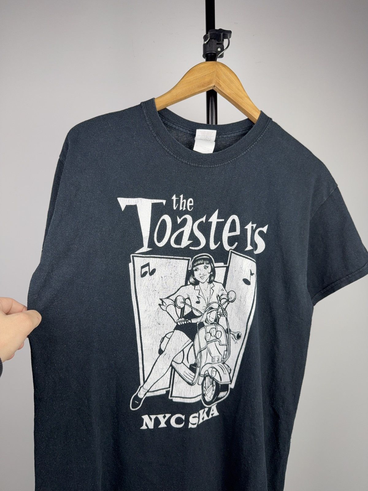 Vintage 00s The Toasters NYC Ska Band Tee Vintage Style Black Size US M / EU 48-50 / 2 - 5 Thumbnail