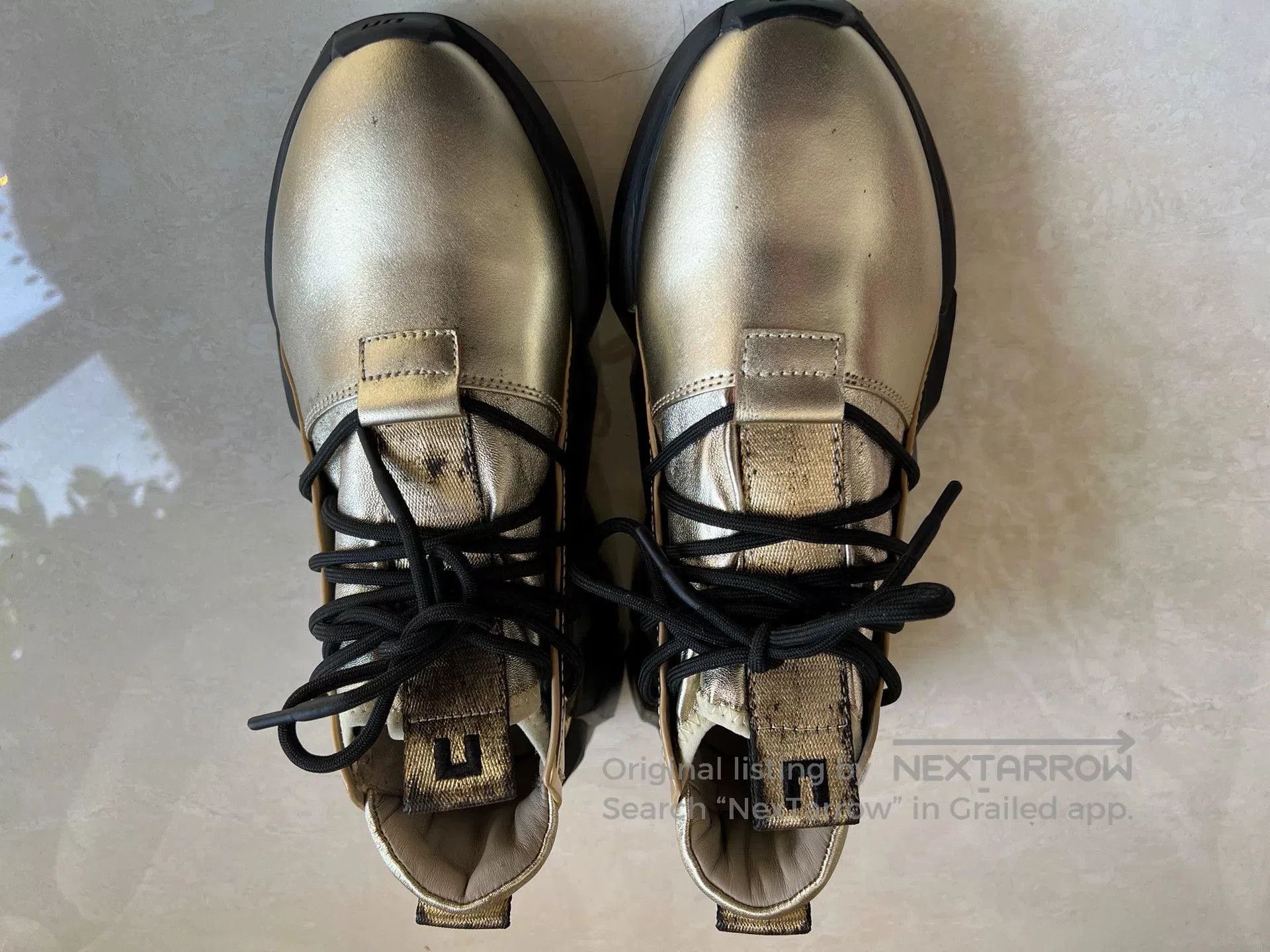Japanese Brand UN United Nude Men's Gold Limited Casual Shoes. Size US 8 / EU 41 - 8 Thumbnail