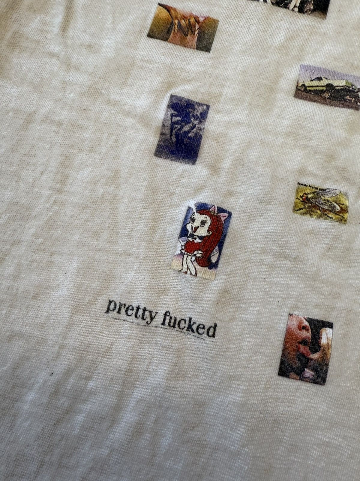 Supreme SS22 Supreme Pretty Fucked Tee Natural Size US L / EU 52-54 / 3 - 3 Thumbnail