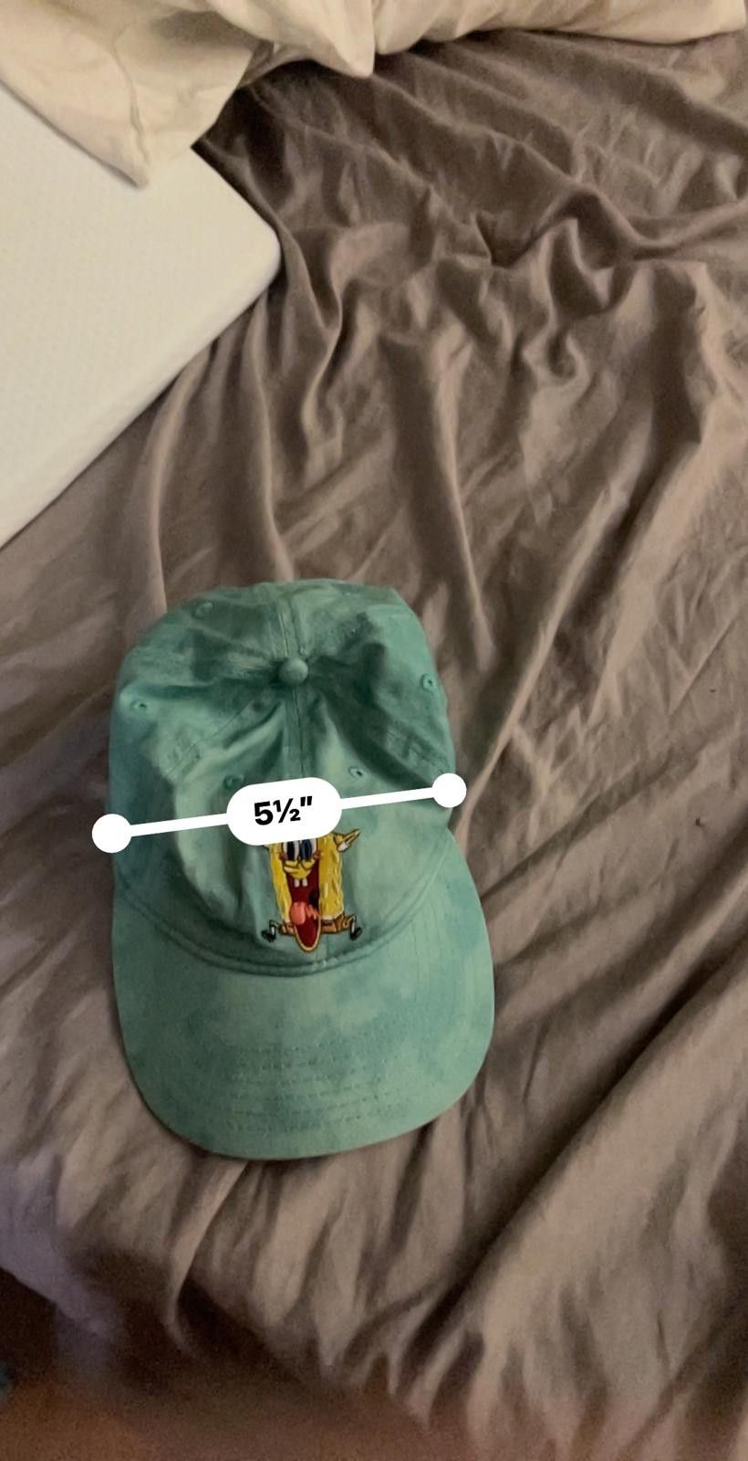 Nickelodeon Vintage SpongeBob SquarePants Embroidered Dad Hat Size ONE SIZE - 4 Thumbnail