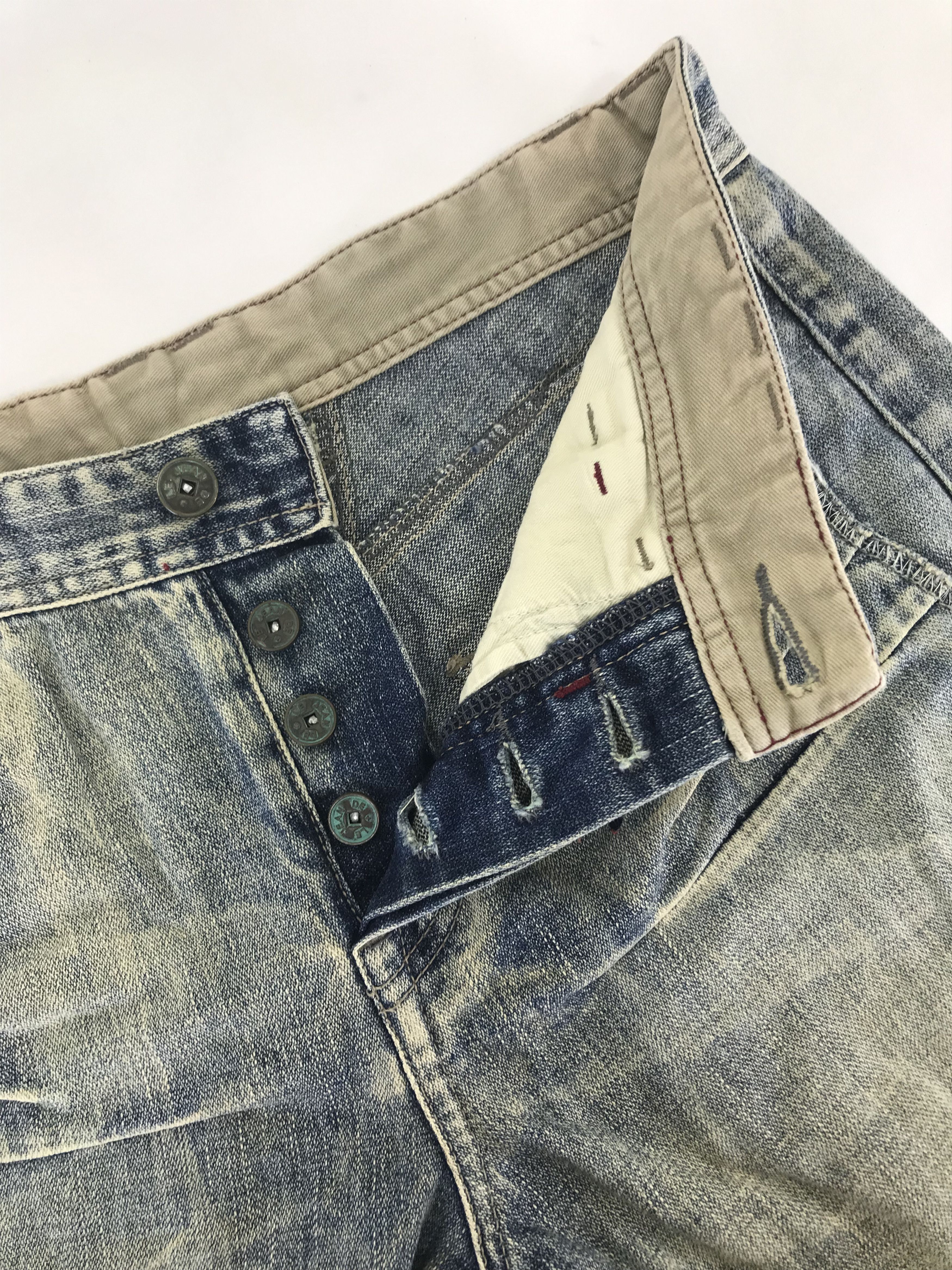Marithe + Francois Girbaud Vintage Marithe Francois Girbaud Mud Wash Baggy Jeans Size US 30 / EU 46 - 9 Thumbnail