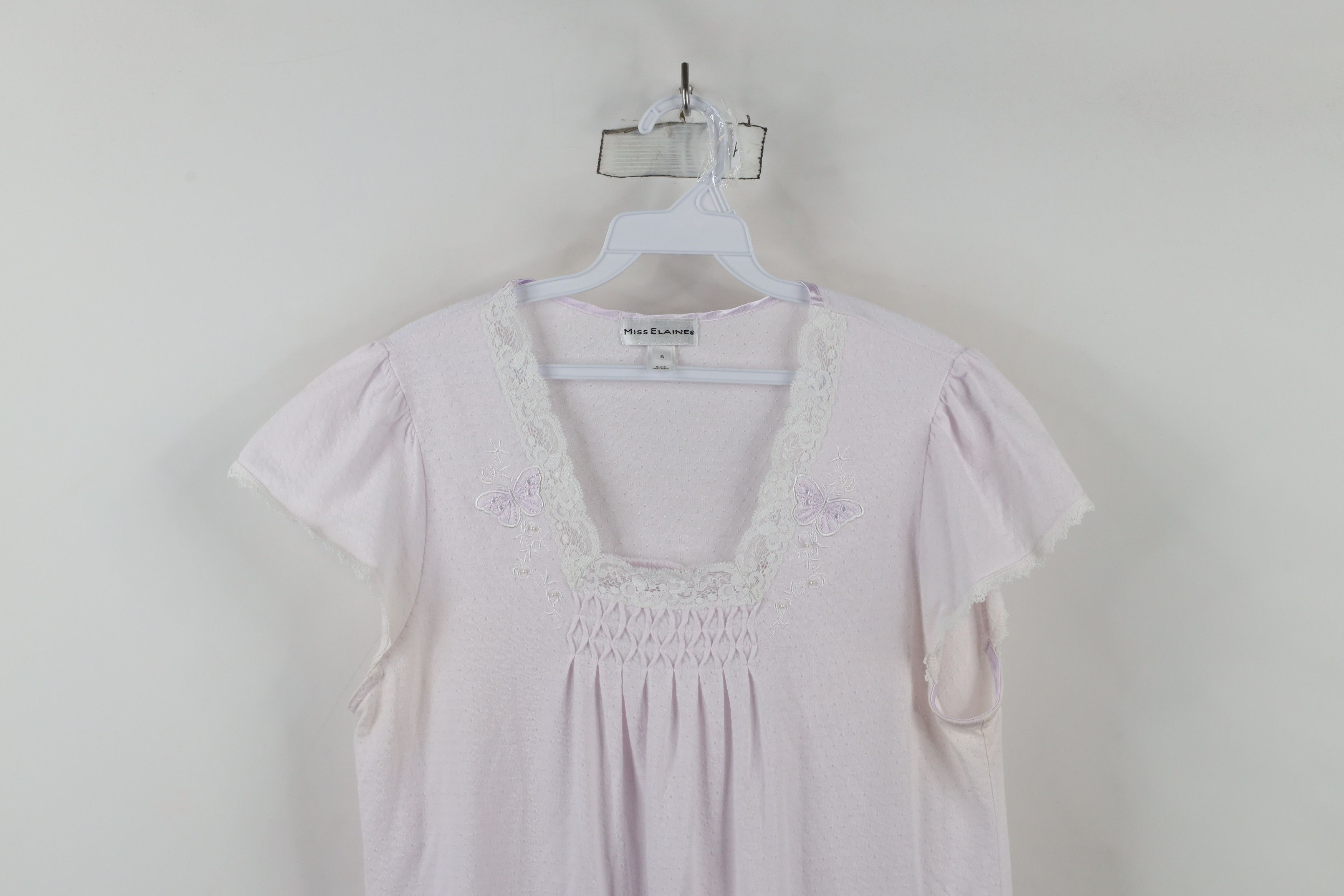 Vintage Vintage 90s Miss Elaine Butterfly Fairy Night Gown Sleep Size S / US 4 / IT 40 - 2 Thumbnail