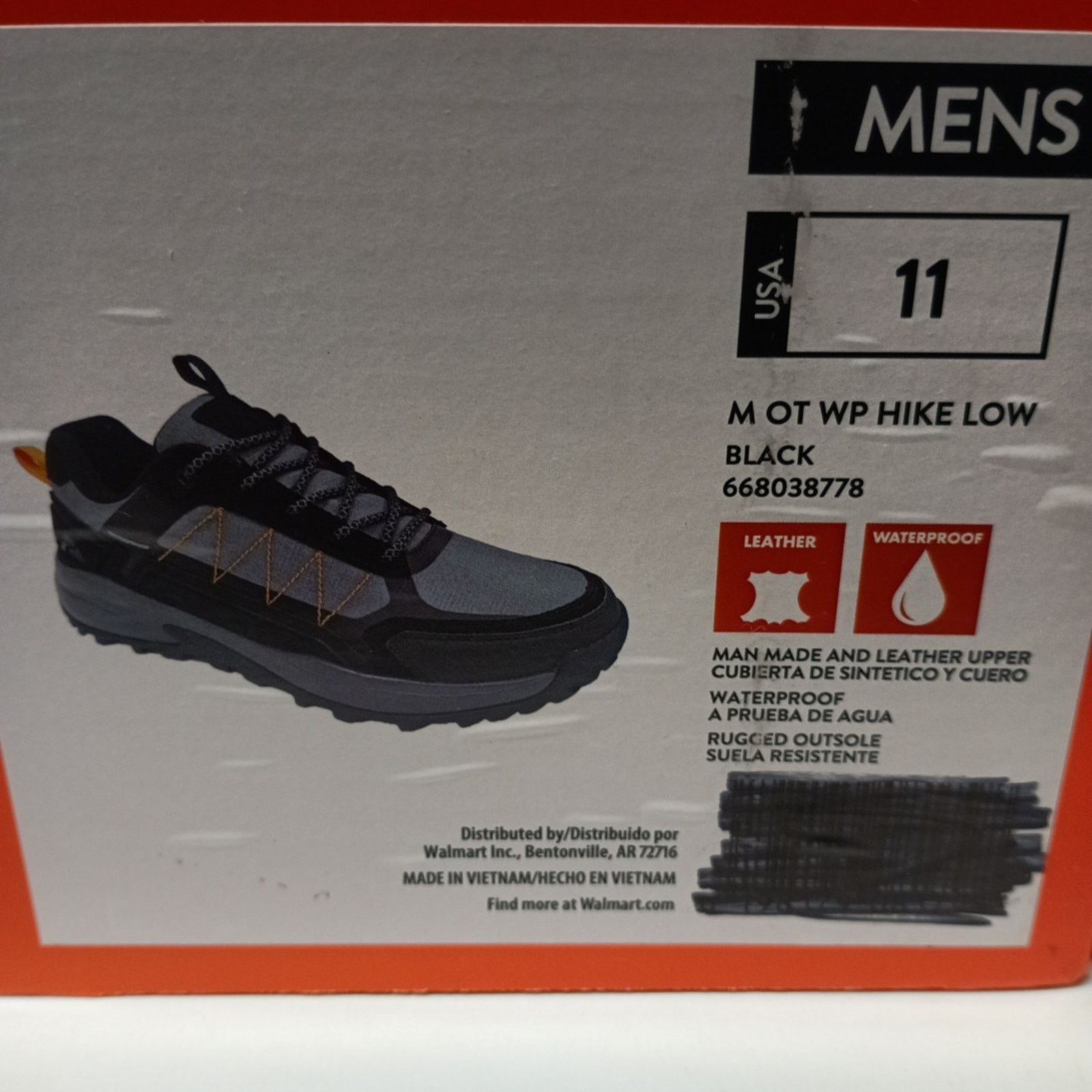 Other Ozark Trail Men's Hiking Shoes Size 11 Low Hiker Black Size US 11 / EU 44 - 8 Thumbnail