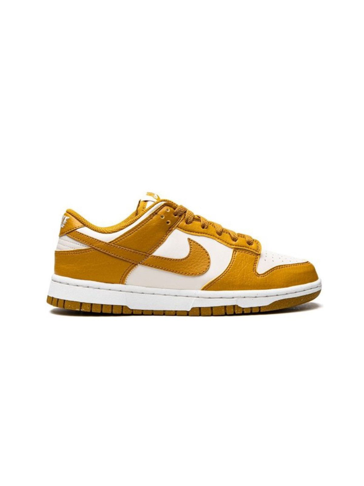image of Nike Dunk Low Phantom Nn Shoes in Phantom/Sanded Gold/White, Men's (Size 9.5)