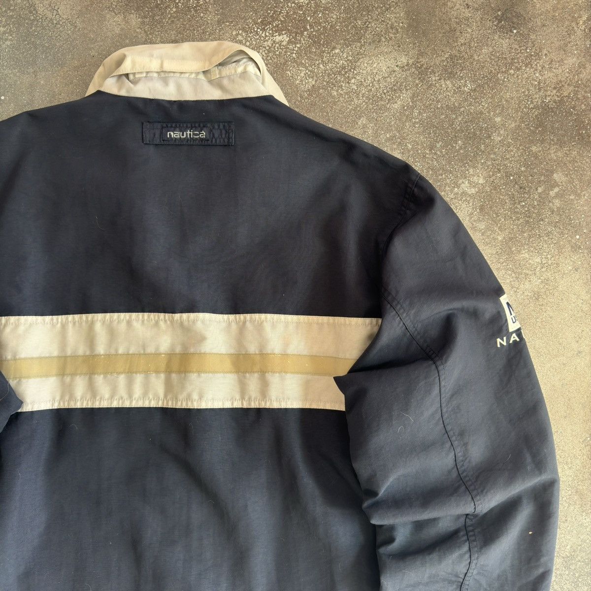 Nautica × Vintage Nautica Vintage Big Logo Zip Jacket Size US XL / EU 56 / 4 - 12 Thumbnail