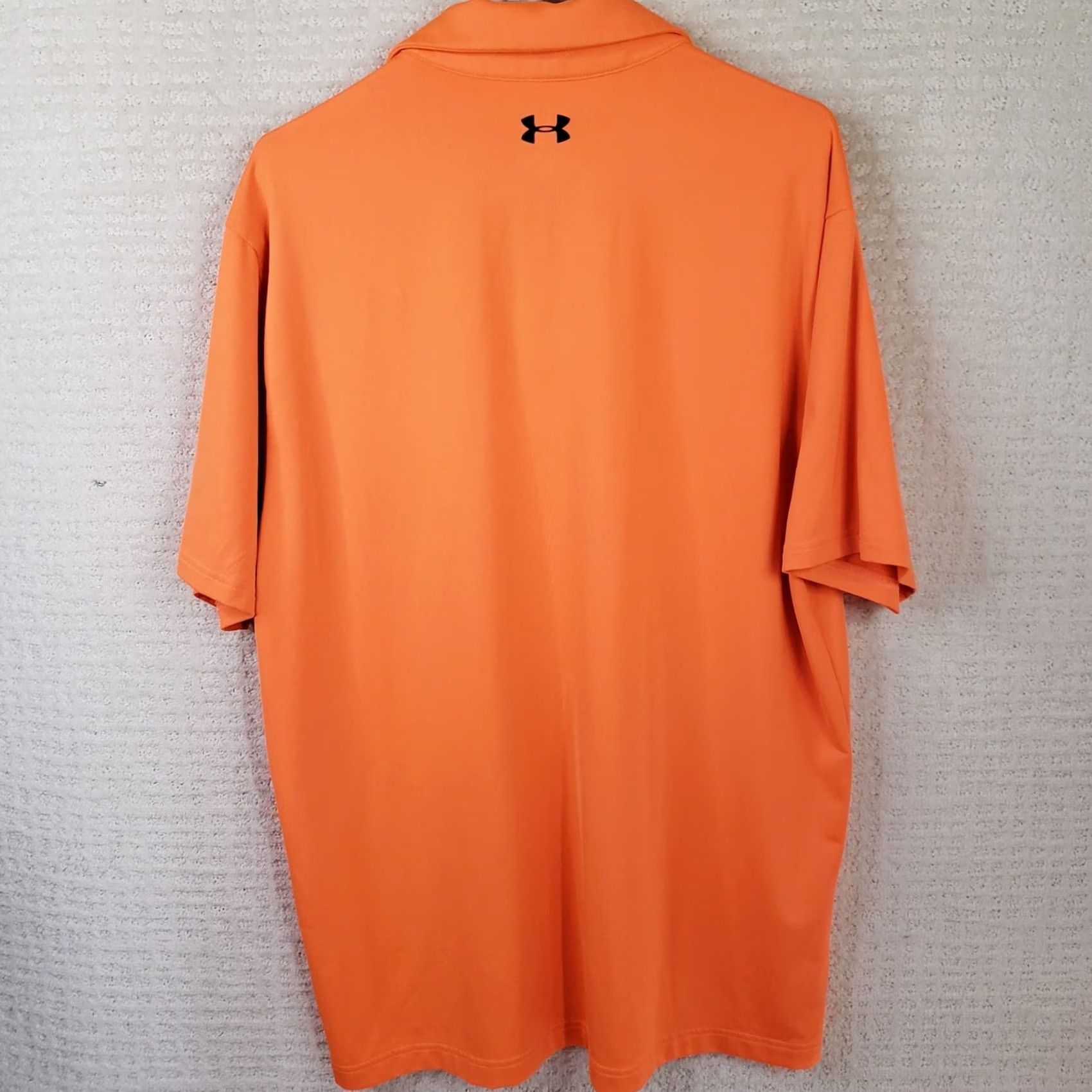 Under Armour VINTAGE Under Armour Polo Shirt Men XL Orange The Play Off Polo Heat Gear Pullover Golf Size US XL / EU 56 / 4 - 7 Thumbnail