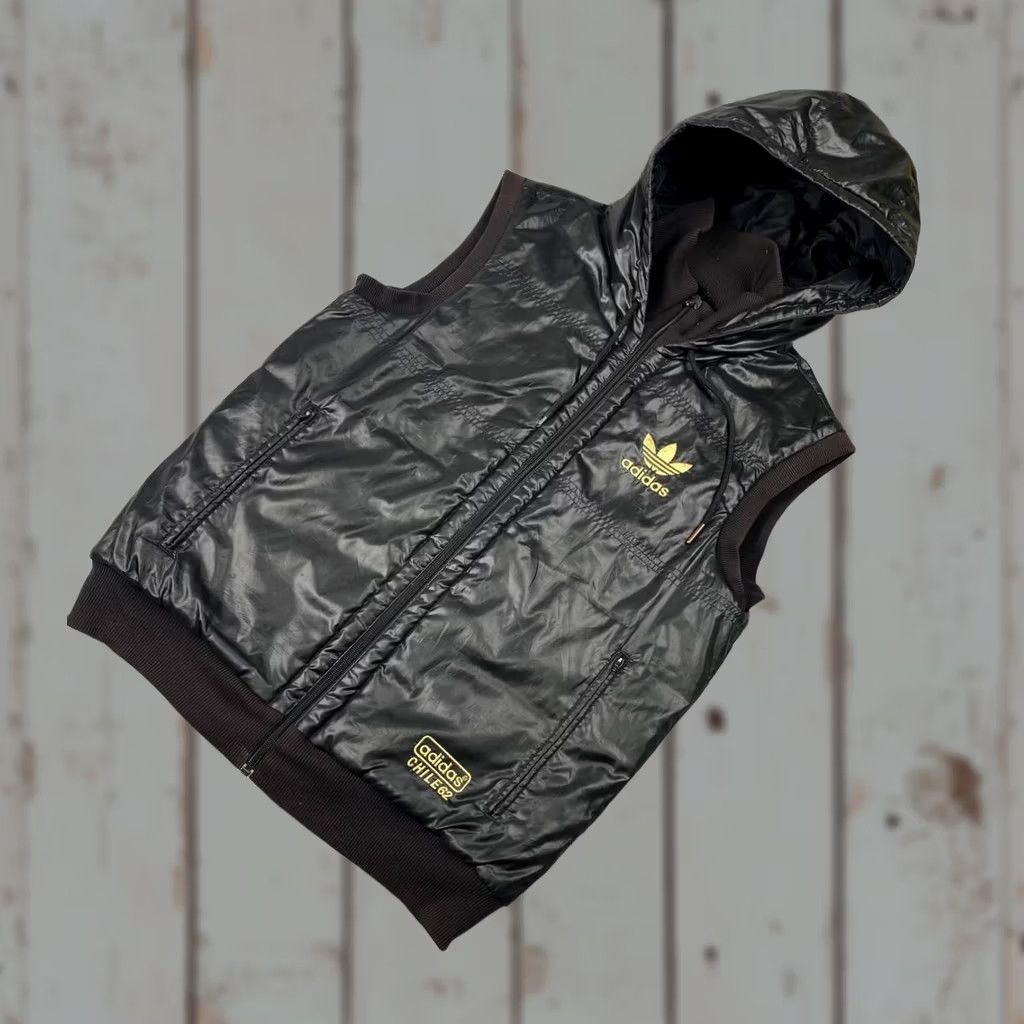 Adidas VINTAGE adidas Vest Hooded Jacket Men M Black Size US M / EU 48-50 / 2 - 1 Thumbnail