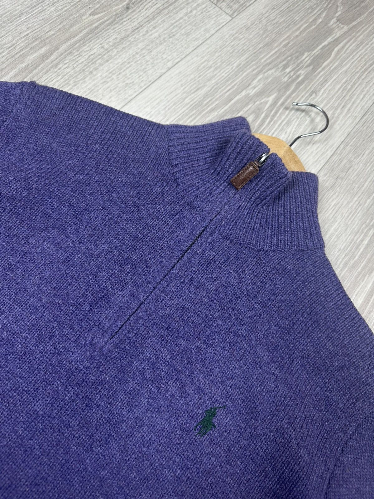 Polo Ralph Lauren × Vintage Vintage Polo Ralph Lauren 1/4 Zip Knit Sweater Size US S / EU 44-46 / 1 - 5 Thumbnail