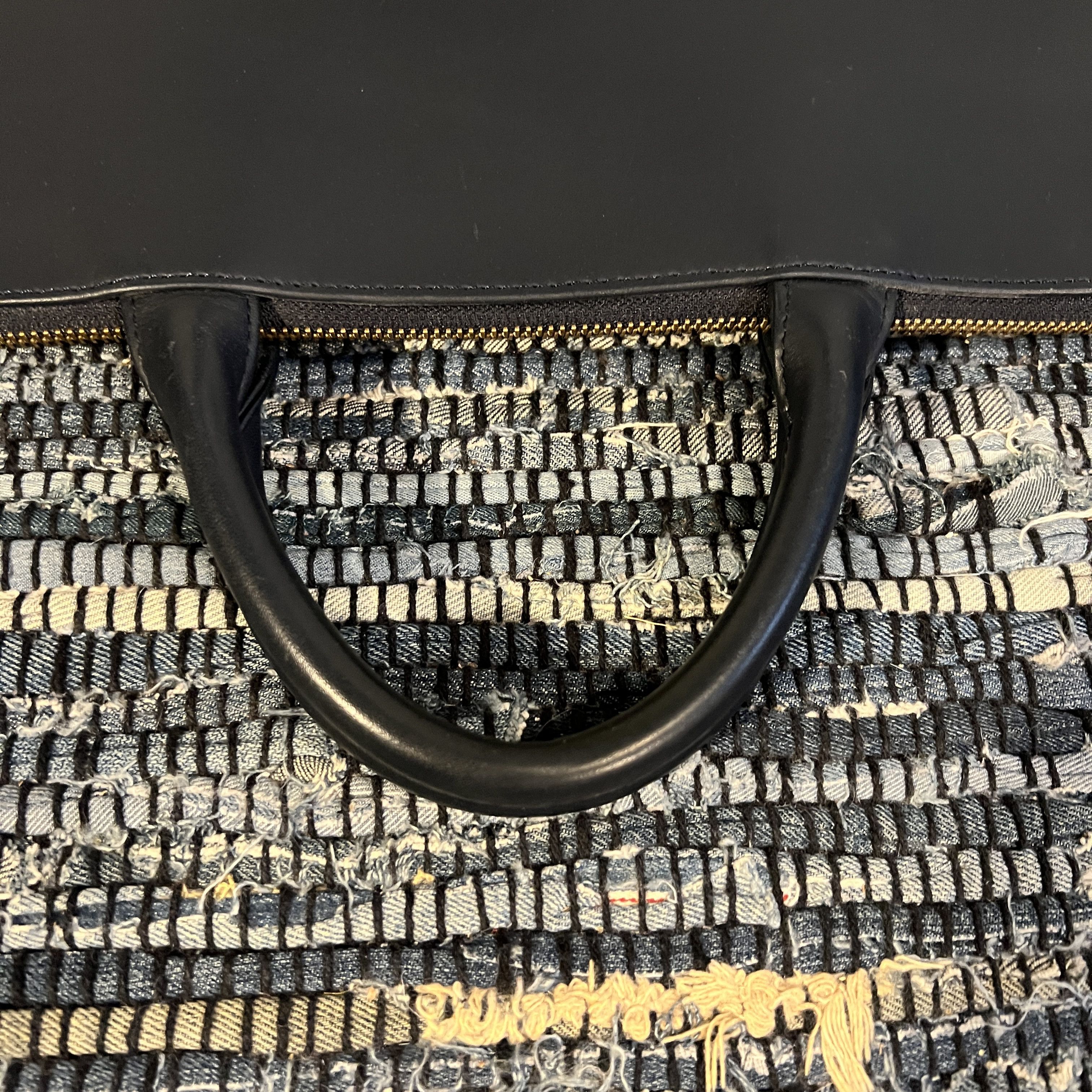 Other TRION SLIM NAVY LEATHER BRIEFCASE FROM JAPAN Size ONE SIZE - 4 Thumbnail