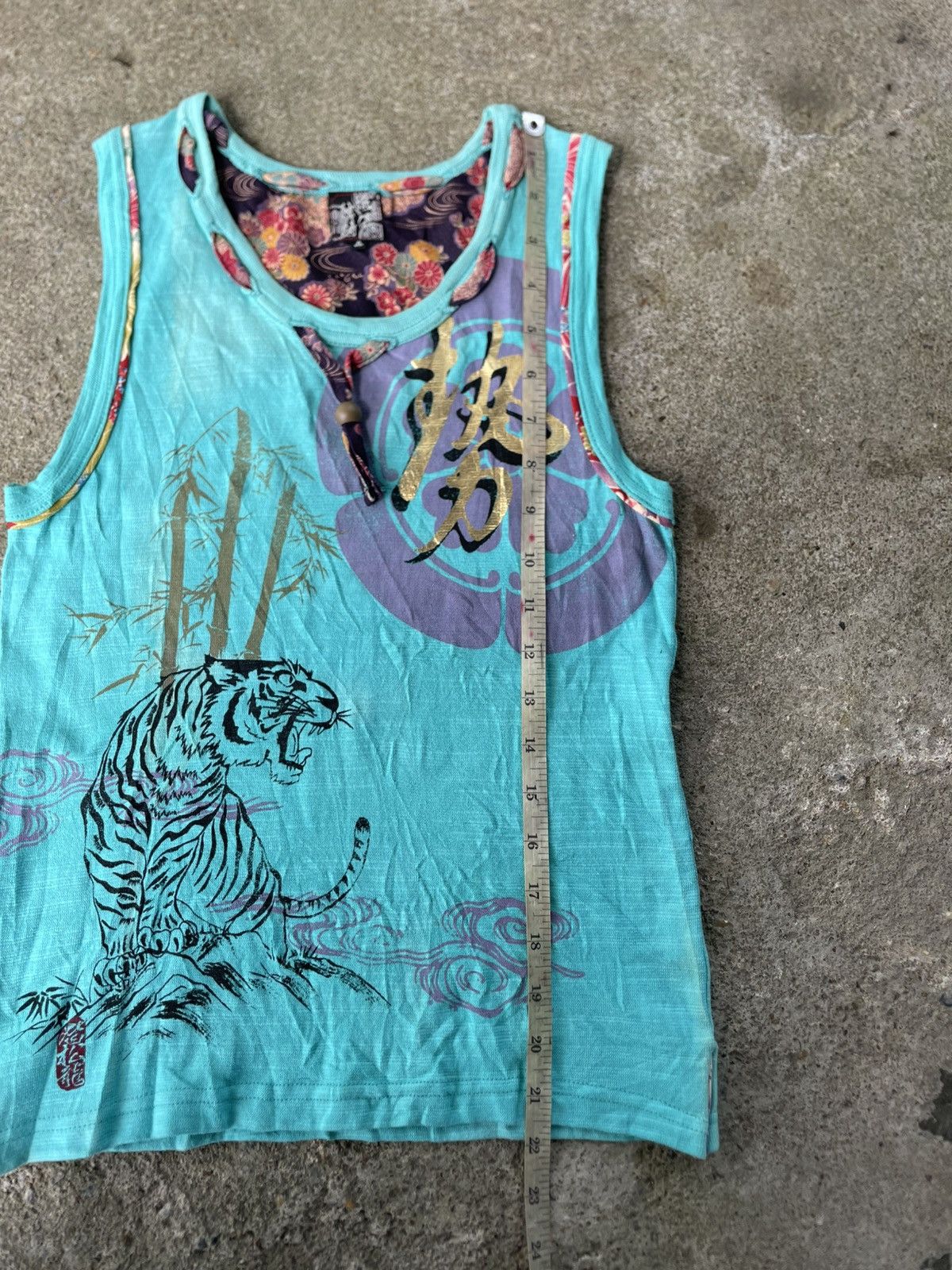 Japanese Brand Y2K Japanese Brand Traditional Sukajan Tanktop Art Tiger Size US S / EU 44-46 / 1 - 10 Thumbnail