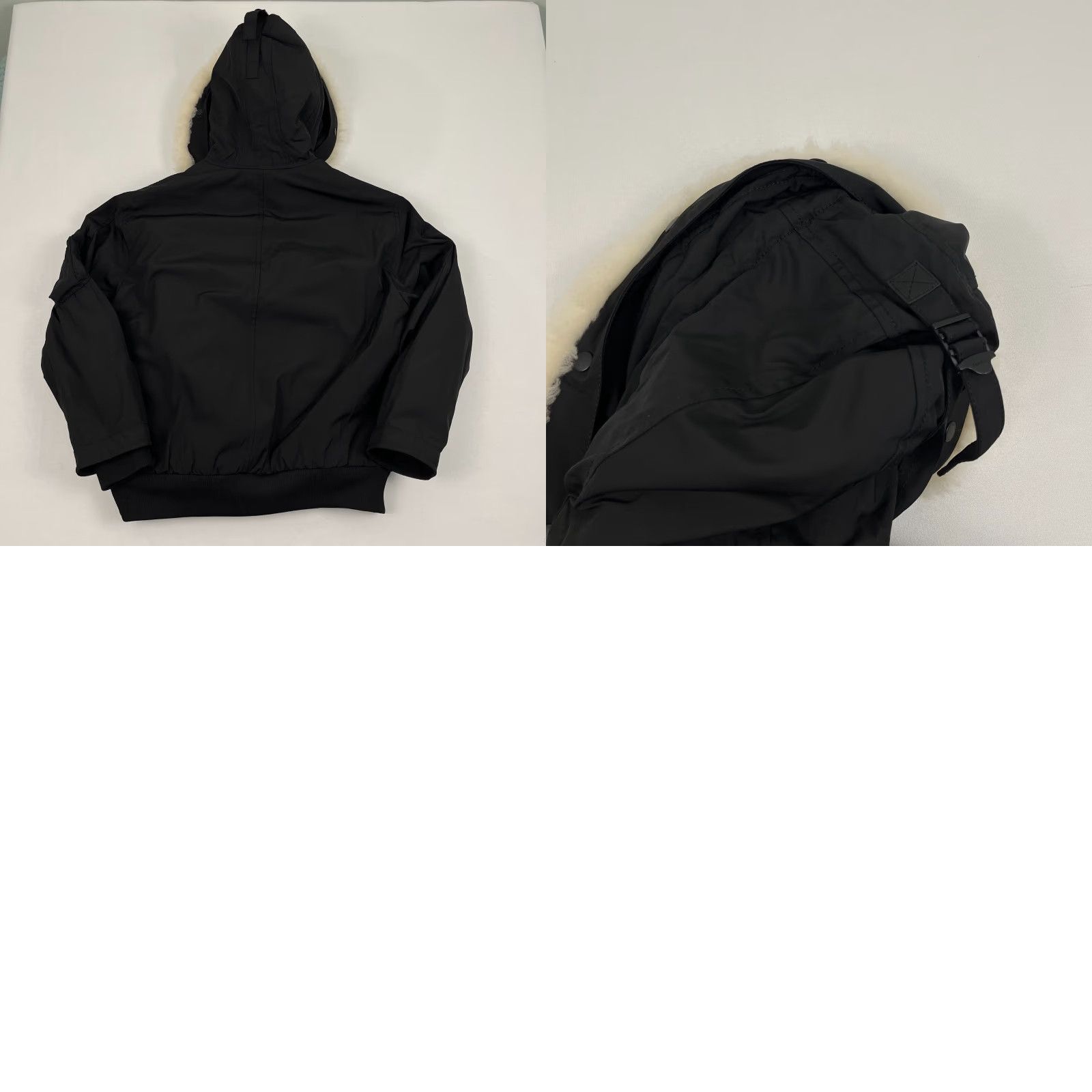 Coach Coach Jacket Parka Mens M Black Hooded Short Parka Puffer Shearling Lined Coat Casual, Travel, Workwear Logo Zipper Embroidered Wool? No. Size US 31 - 9 Thumbnail