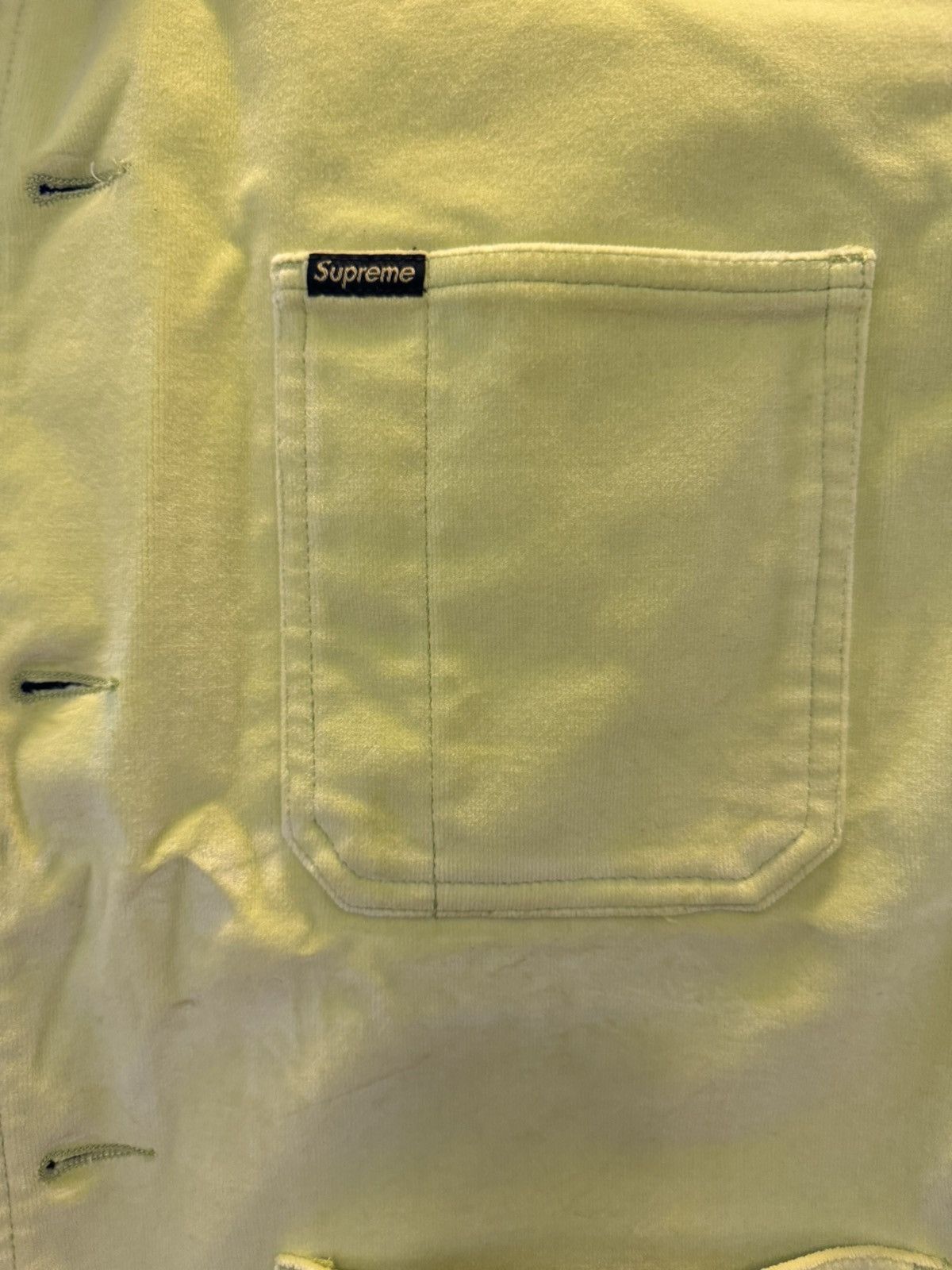 Supreme Supreme velvet chore coat Size US L / EU 52-54 / 3 - 3 Thumbnail
