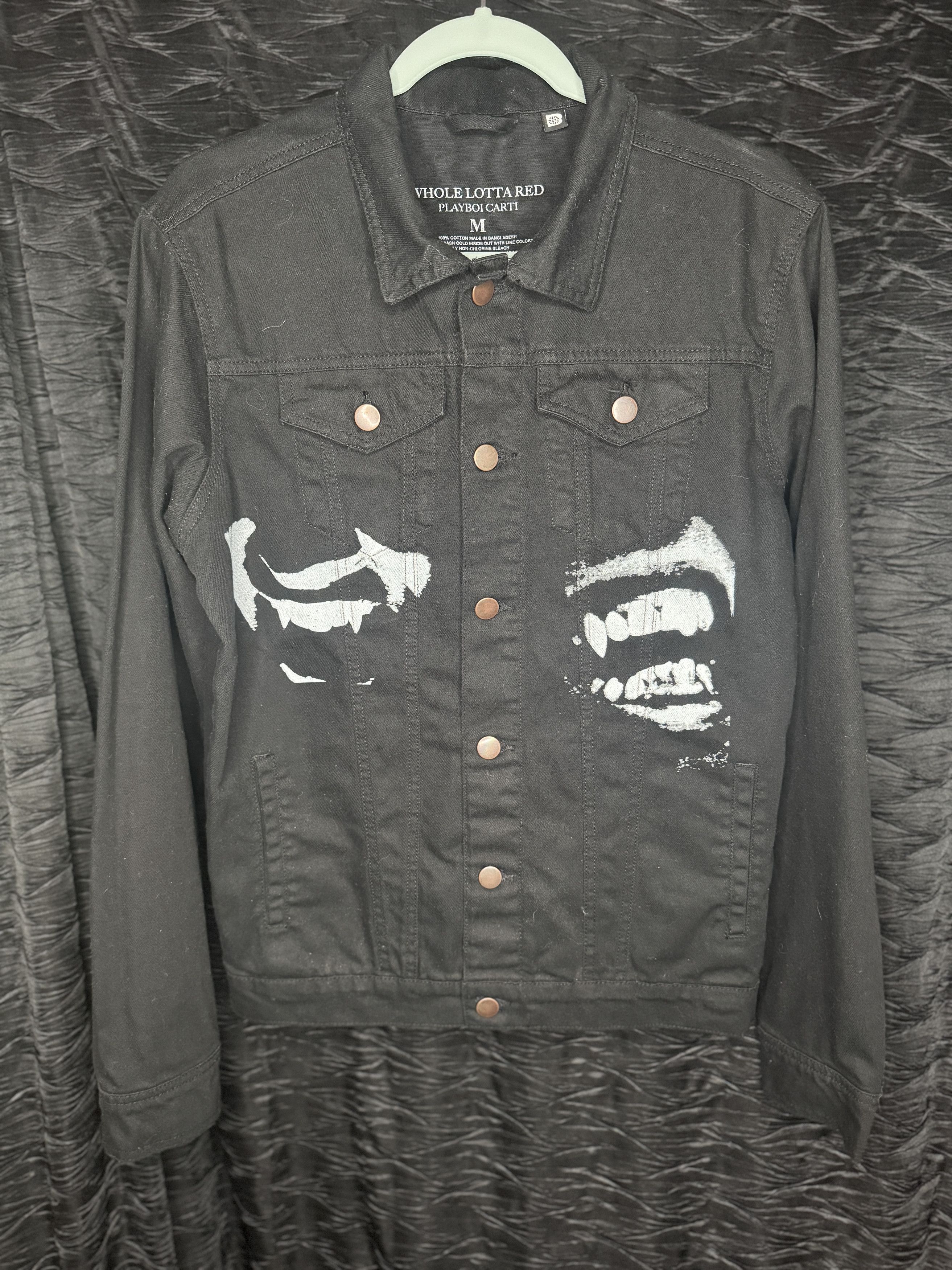 Playboi Carti Wlr denim jacket Size US M / EU 48-50 / 2 - 1 Thumbnail
