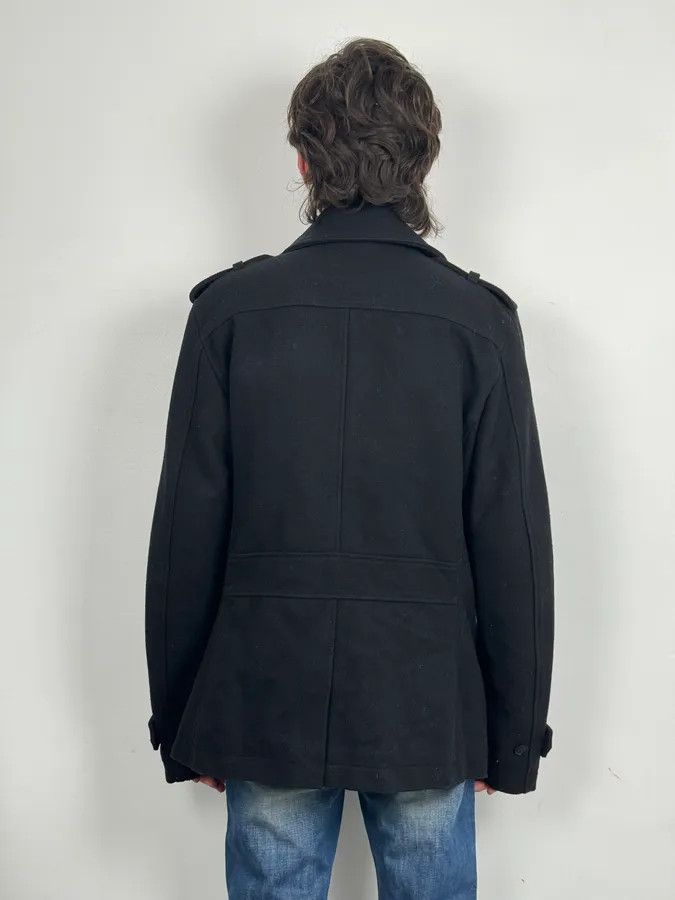 Diesel 2000s Diesel Black Classy Wool Caban Jacket Size US L / EU 52-54 / 3 - 3 Thumbnail
