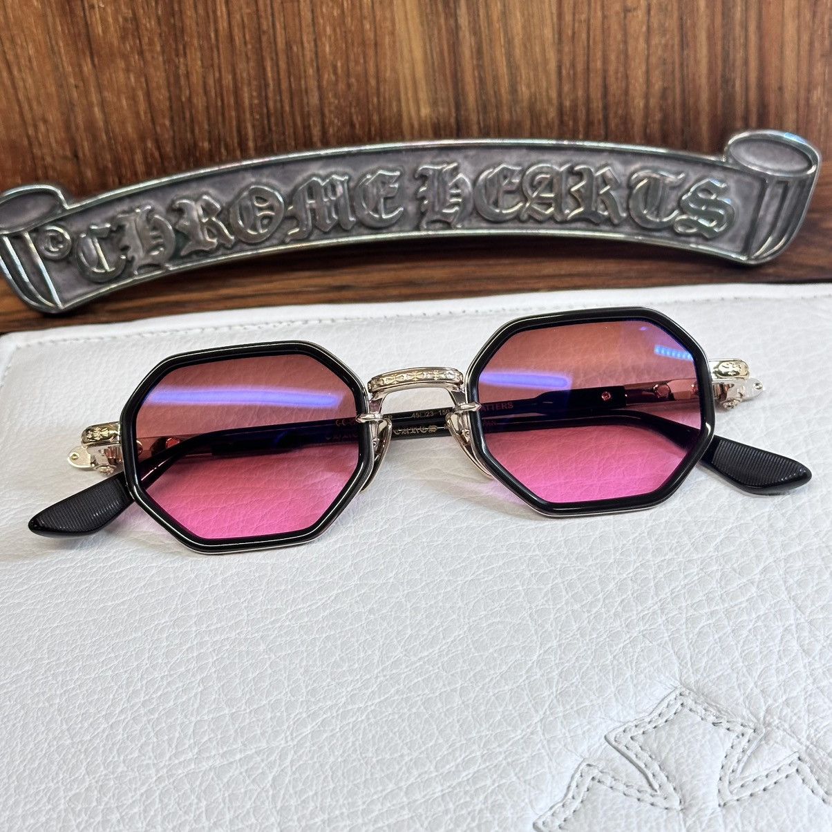 Chrome Hearts Chrome Hearts Tatters 1/1 ‘pink ombré’ sunglasses Size ONE SIZE - 1 Thumbnail