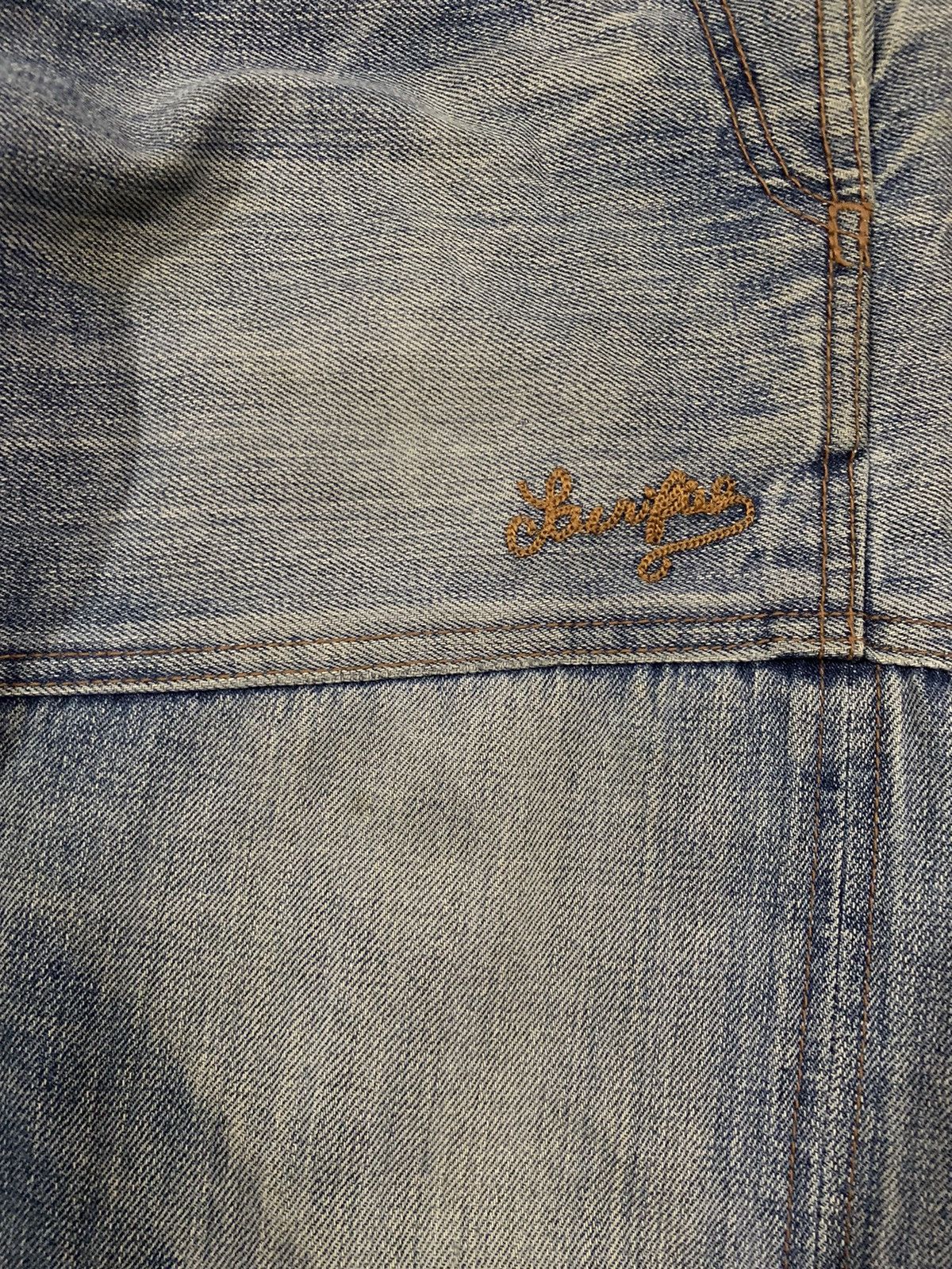 Hysteric Glamour Vintage Sacrifice Japan Selvedge Acid Wash Buckle Back Jeans Size US 30 / EU 46 - 8 Thumbnail
