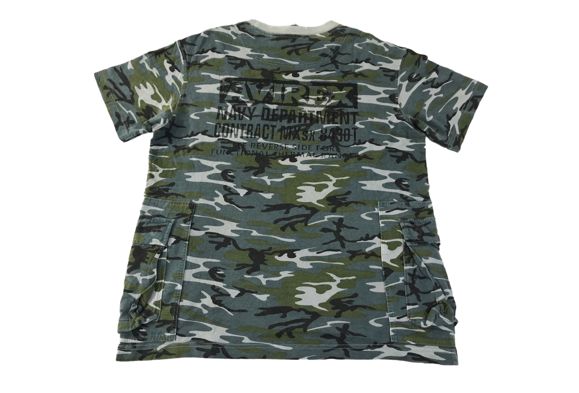 Avirex Avirex USA Army Camo Single Pocket Printed Logo Size US M / EU 48-50 / 2 - 2 Thumbnail
