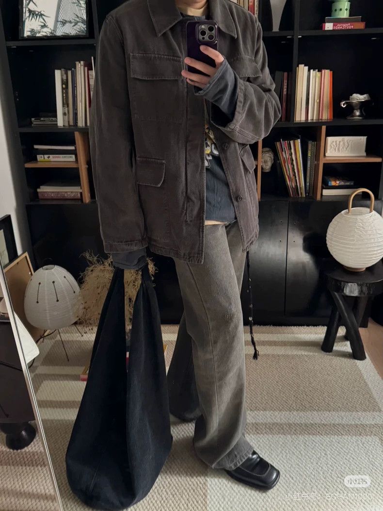 Our Legacy our legacyWashed grey workwear jacket 2503-Nextarrow Size US M / EU 48-50 / 2 - 6 Thumbnail